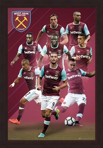 Framed Framed 2016/17 Players - West Ham FC