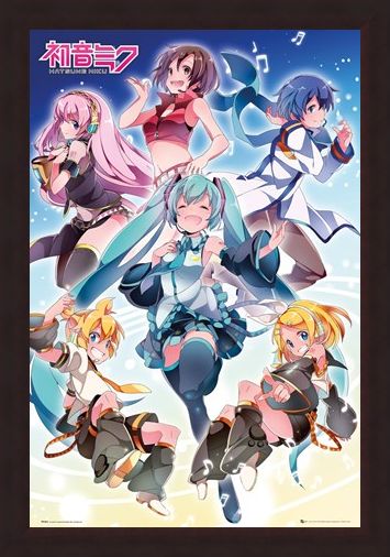 Framed Framed Vocaloid Performance - Hatsune Miku Group