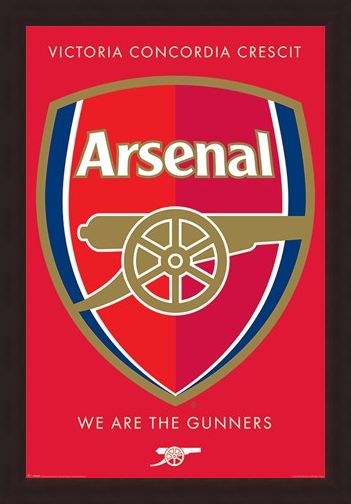 Framed Framed We Are The Gunners Crest - Arsenal FC
