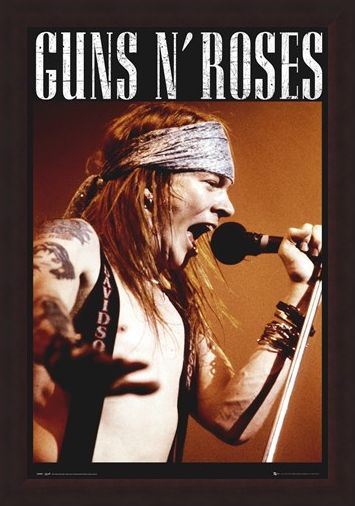 Framed Framed Guns N Roses - Axel Rose