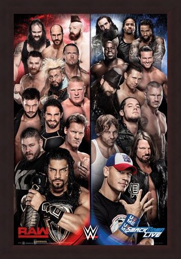 Framed Framed Raw vs Smackdown - WWE