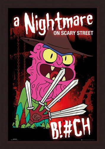 Framed Framed A Nightmare On Scary Street - Rick And Morty
