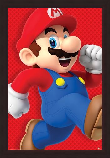 Framed Framed Run Mario! - Super Mario