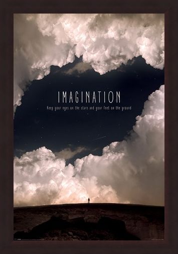 Framed Framed Imagination - Motivational