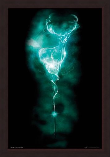 Framed Framed Patronus Stag - Harry Potter