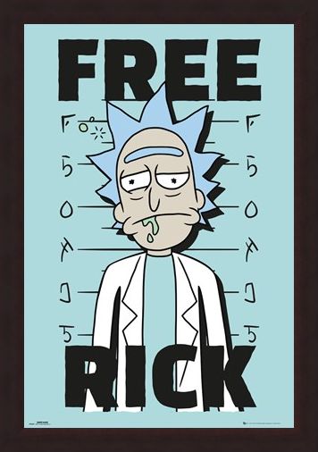 Framed Framed Free Rick - Rick and Morty