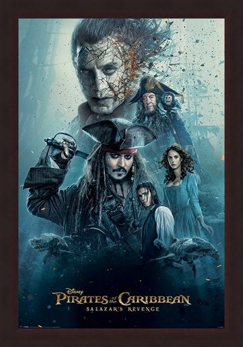 Framed Framed Burning - Pirates of the Caribbean