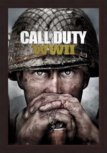 Framed Framed Stronghold WWII Key Art - Call Of Duty