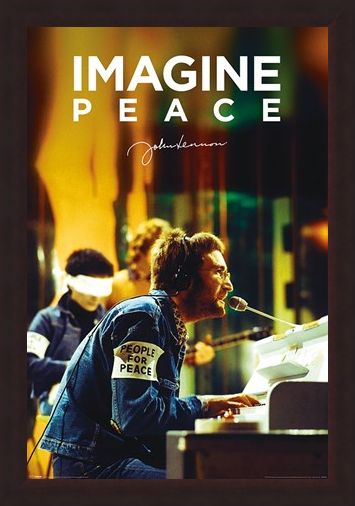 Framed Framed People For Peace - John Lennon