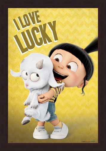 Framed Framed I Love Lucky - Despicable Me 3