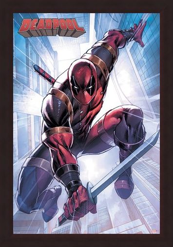 Framed Framed Action Pose - Deadpool