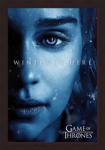 Framed Framed Winter is Here - Daenerys - Game Of Thrones