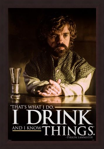 Framed Framed I Drink And I Know Things - Game of Thrones
