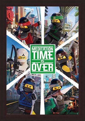 Framed Framed LEGO® Ninjago Movie Six Ninjas - LEGO® Ninjago Movie