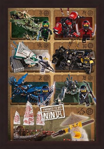 Framed Framed Ninjas & Mechs - LEGO® Ninjago