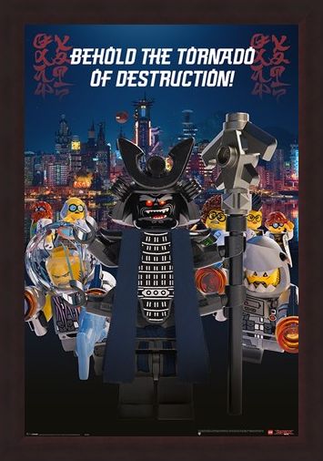 Framed Framed Garmadon Destruction - LEGO® Ninjago Movie