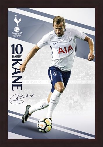Framed Framed Tottenham Kane 17-18 -