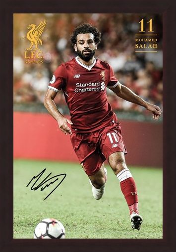 Framed Framed Salah 17-18 - Liverpool FC