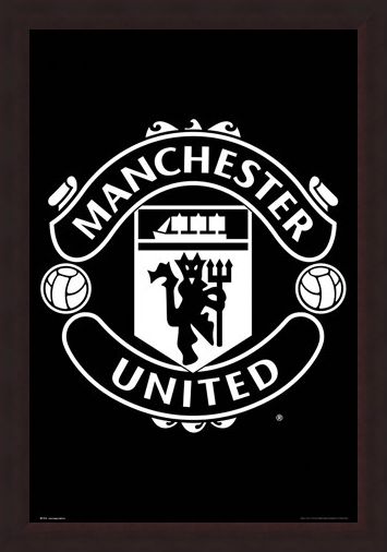 Framed Framed Crest 17-18 - Manchester United