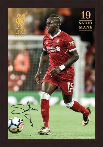 Framed Framed Liverpool Mane 17-18 -