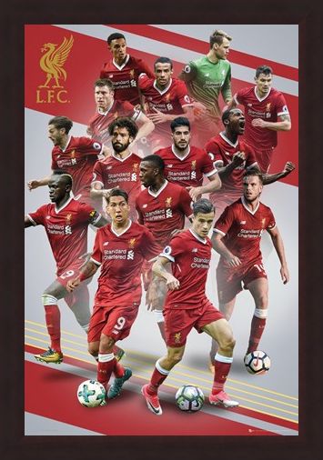 Framed Framed Players 17-18 - Liverpool FC