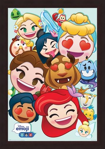 Framed Framed Emoji Princess - Disney