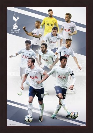 Framed Framed Players 17-18 - Tottenham FC