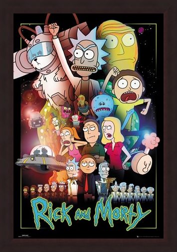 Framed Framed Rick and Morty - Wars