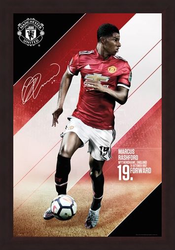 Framed Framed Rashford 17-18 - Manchester United