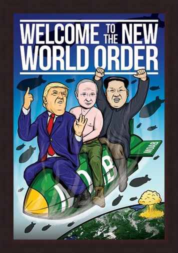 Framed Framed Welcome To The New World Order -
