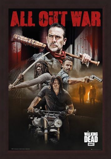 Framed Framed Season 8 Collage - The Walking Dead