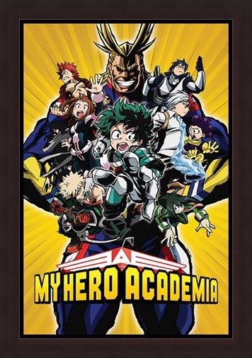 Framed Framed Radial Character Burst - My Hero Academia