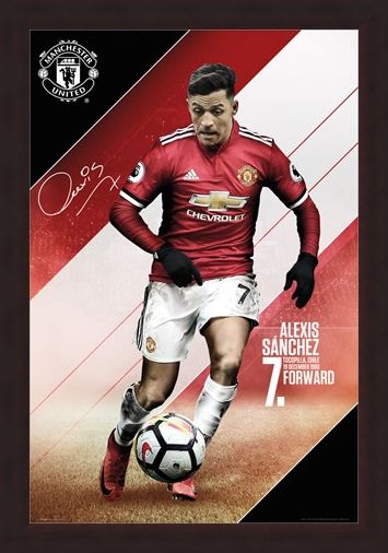 Framed Framed Sanchez 17-18 - Manchester United