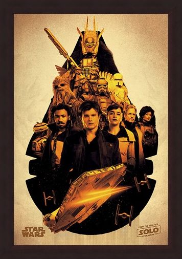 Framed Framed Millennium Falcon Montage - Solo: A Star Wars Story