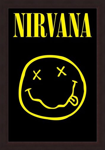 Framed Framed Smiley - Nirvana