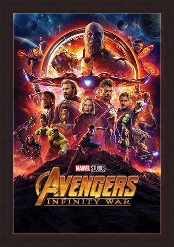 Framed Framed Infinity War One Sheet - Avengers