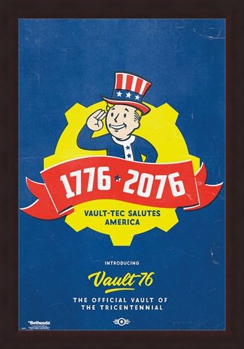 Framed Framed Tricentennial - Fallout 76