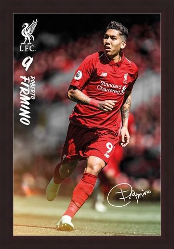 Framed Framed Firmino 18/19 - Liverpool FC
