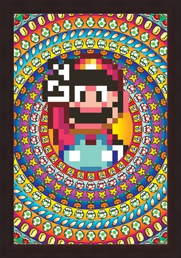 Framed Framed Power Ups - Super Mario