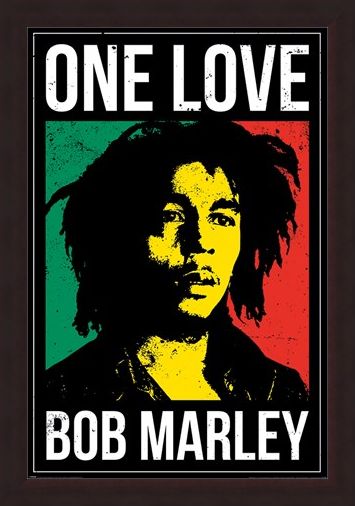 Framed Framed One Love - Bob Marley