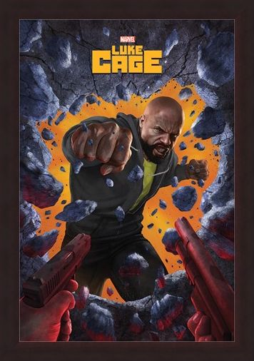 Framed Framed Wall Break - Luke Cage