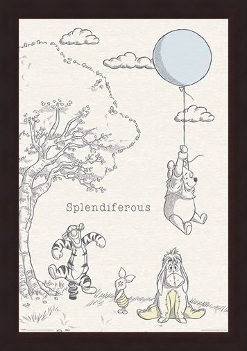 Framed Framed Splendiferous - Winnie the Pooh