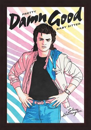 Framed Framed Damn Good Babysitter - Stranger Things