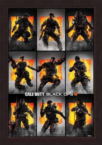 Framed Framed Black Ops 4 Characters - Call Of Duty