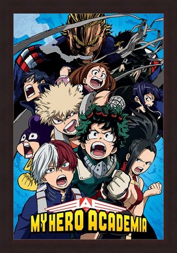 Framed Framed Cobalt Blast Group - My Hero Academia