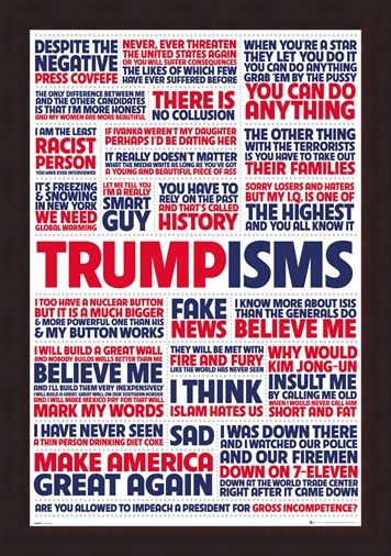 Framed Framed Trumpisms - President Trump