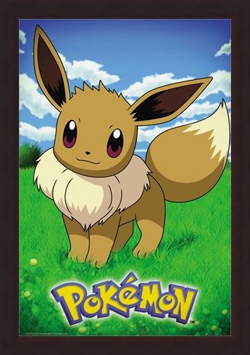 Framed Framed Eevee - Pokemon