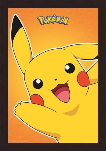 Framed Framed Pikachu - Pokemon