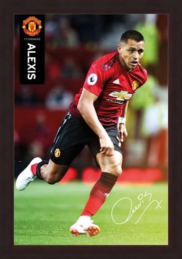 Framed Framed Alexis 18-19 - Manchester United