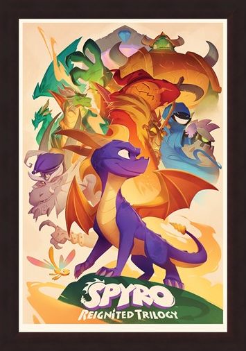 Framed Framed Reignited Trilogy - Spyro The Dragon